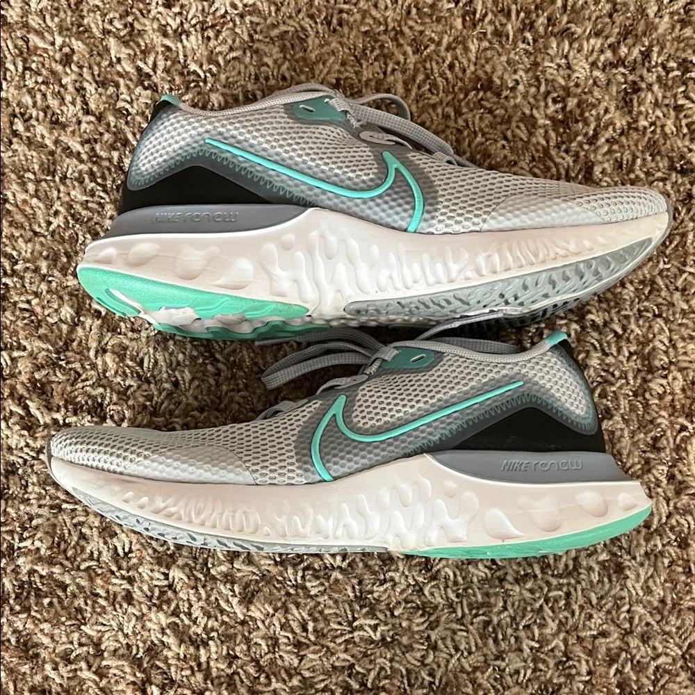 Nike Renew Women's Athletic Shoes in Gray and Teal